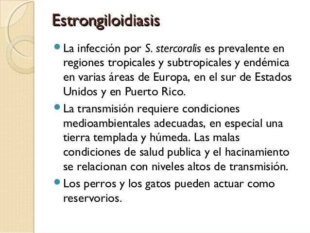 estrongiloidiasis pediatria